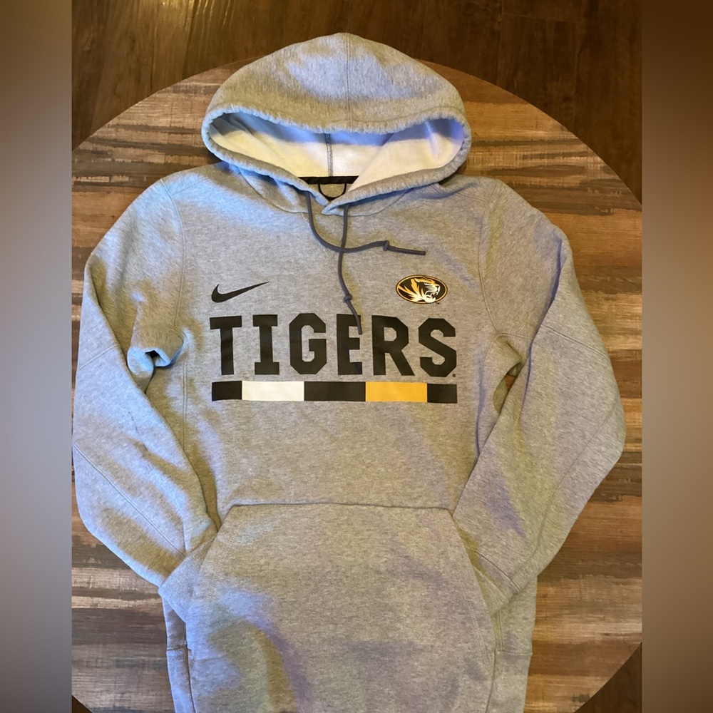 Womens NIKE Missouri Tigers Hoodie Sz Xsmall XS Gray- Football   #26